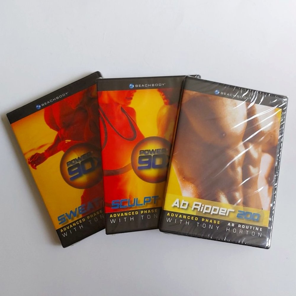 *NEW* Set of 3 Beachbody Power 90 DVD's - SEALED